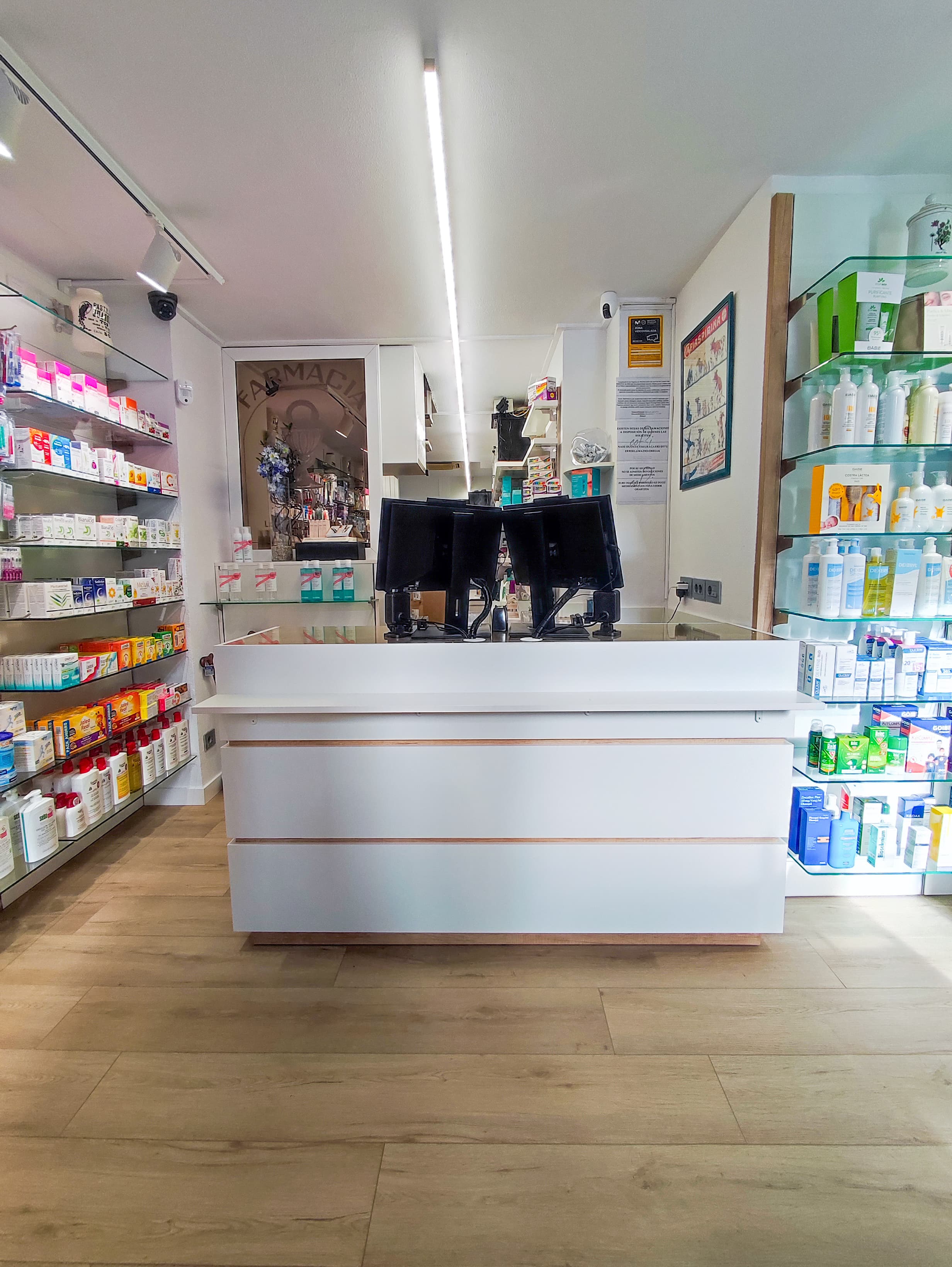 Mostrador de la farmacia